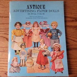 Antique Advertising Paper Dolls in Full Color Unused Crazy Outfits